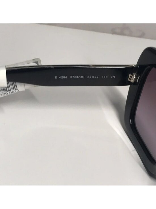 New Authentic Burberry BE4284 37588H Sunglasses – Black Frame / Violet Gradient main image 8